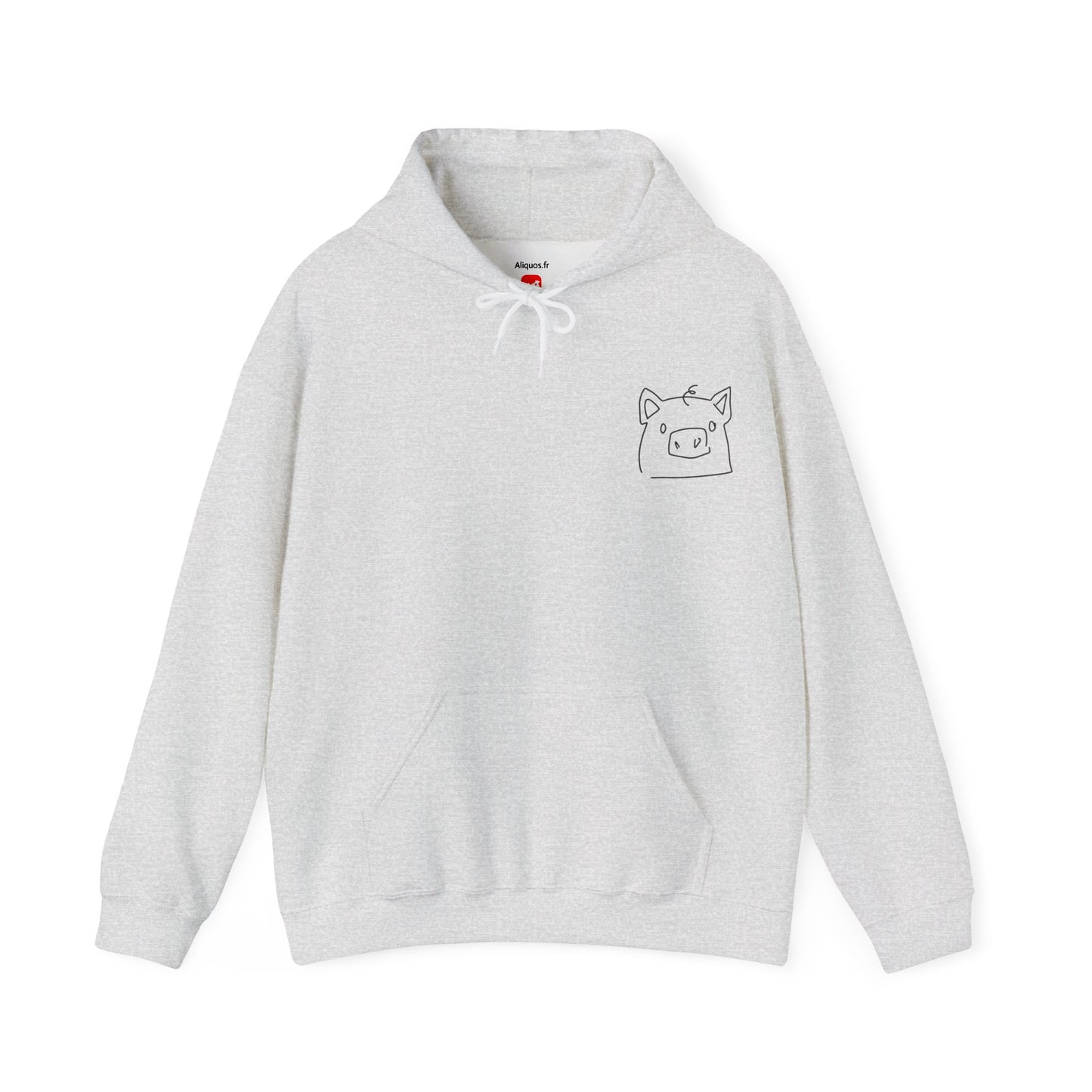 Piggy Face Unisex Hooded Sweatshirt - ALIQUOS