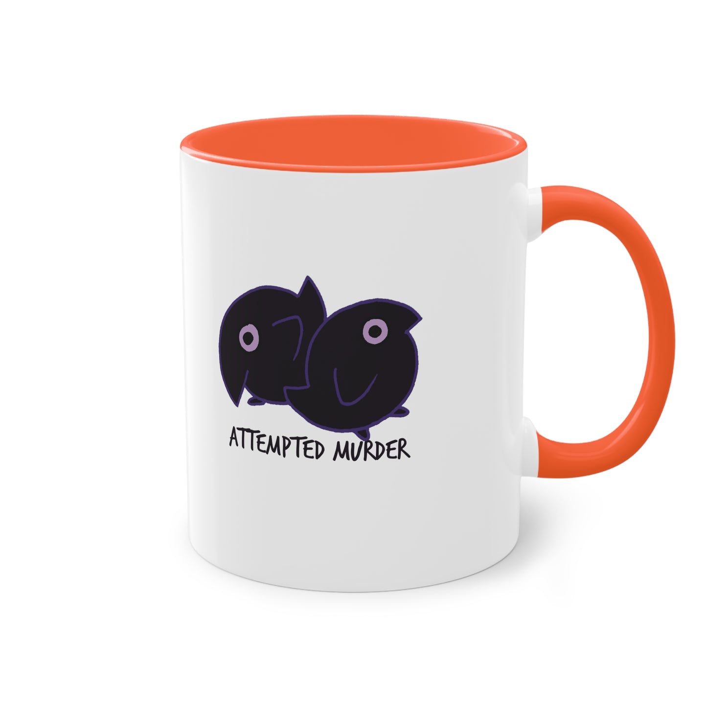 Two Tone Mug - Attempted Murder Design - ALIQUOS