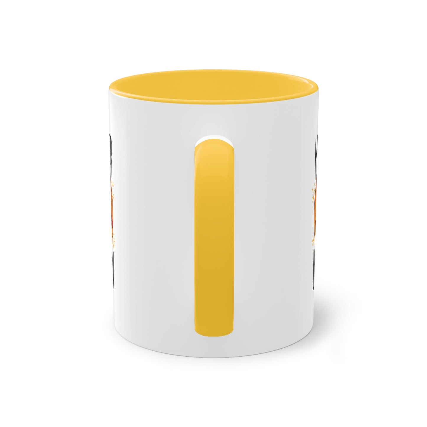 Zweifarbige Tasse – Design „Mein innerer Dämon“