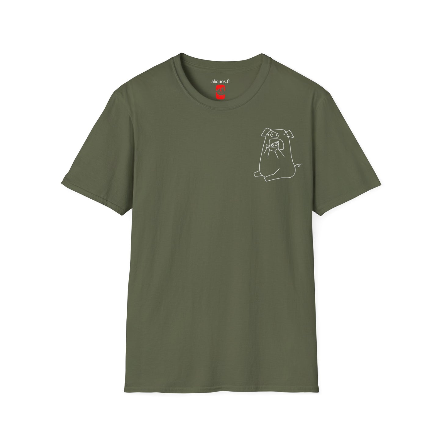 Pizza Piggy Unisex Tee - ALIQUOS