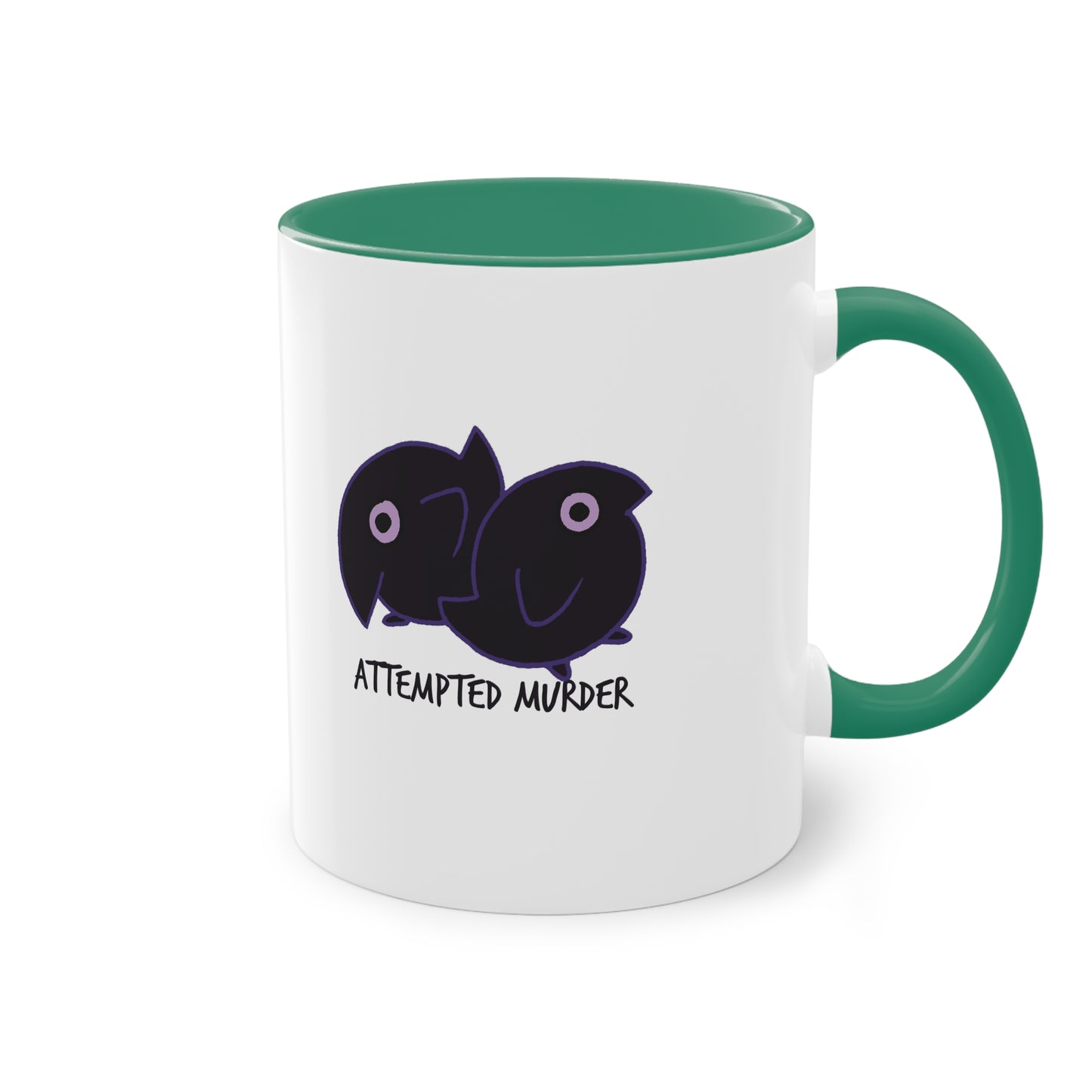 Two Tone Mug - Attempted Murder Design - ALIQUOS