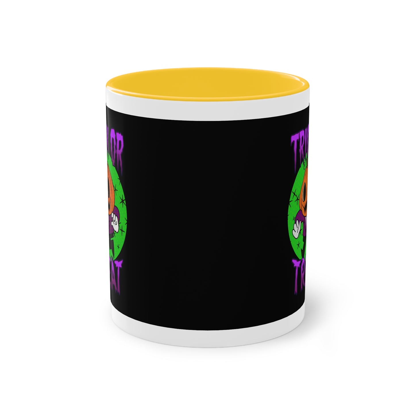 Two Tone Mug - Halloween Jack O' Lantern - ALIQUOS