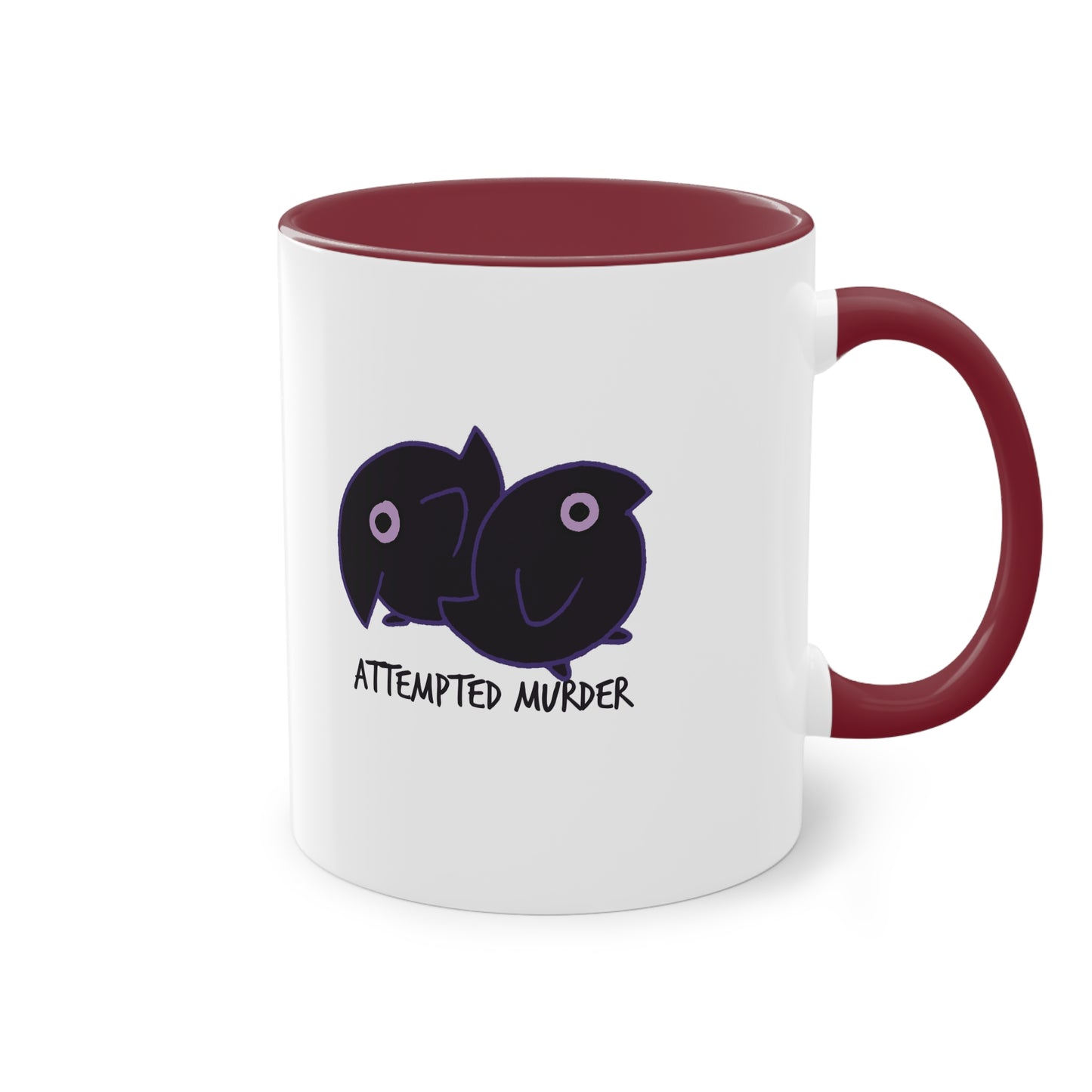 Two Tone Mug - Attempted Murder Design - ALIQUOS