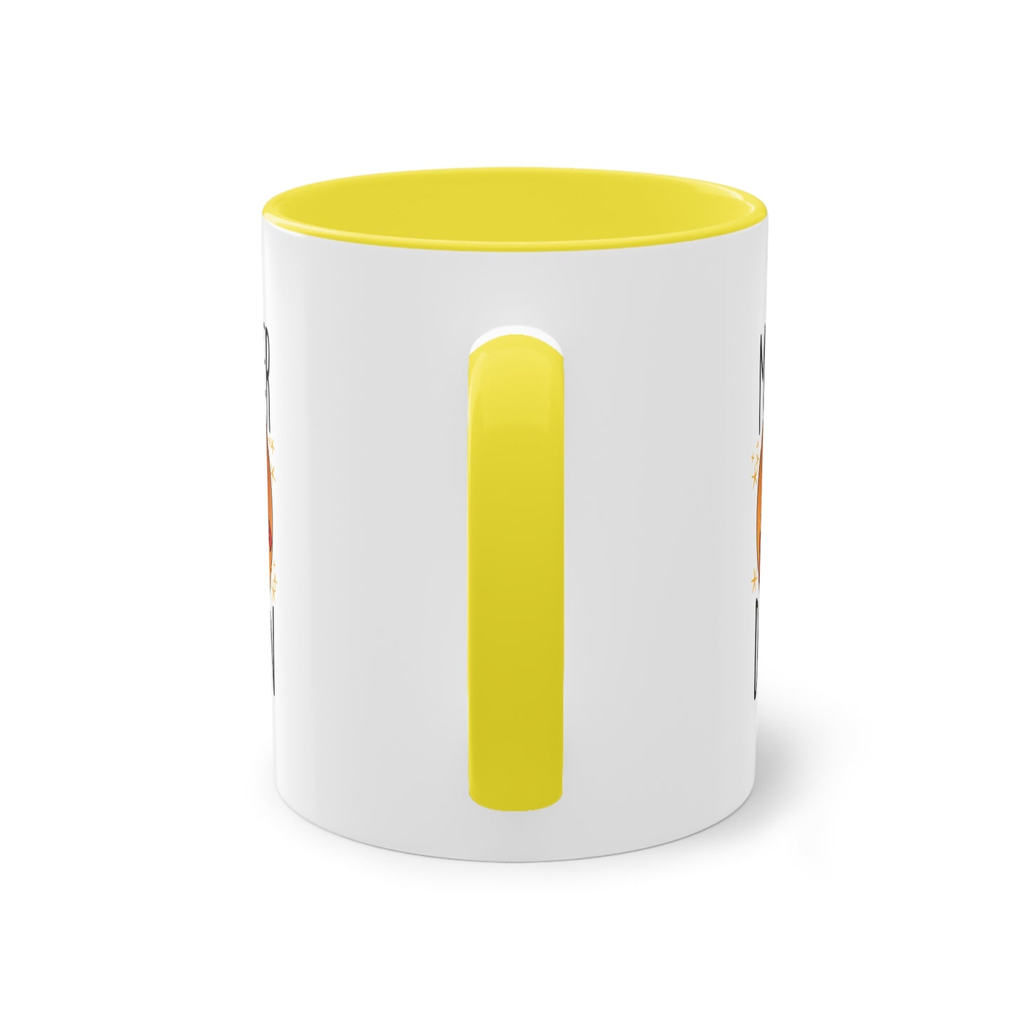 Zweifarbige Tasse – Design „Mein innerer Dämon“