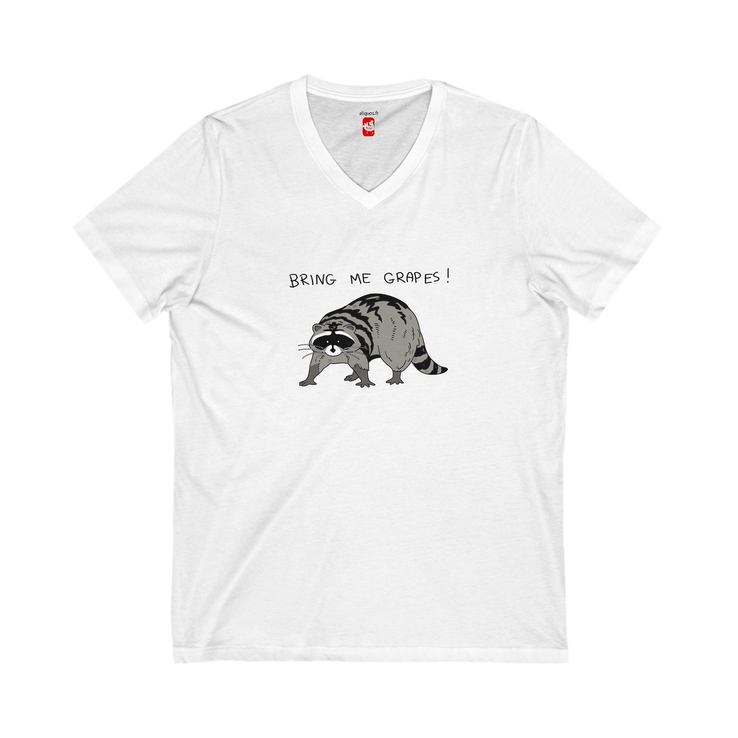 Bring Me Grapes Women's V-Neck T Shirt - ALIQUOS