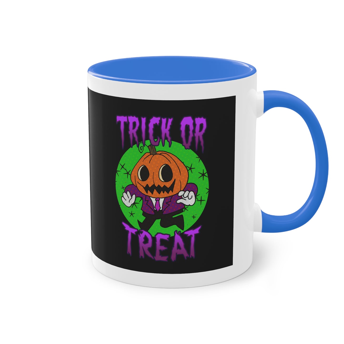 Two Tone Mug - Halloween Jack O' Lantern - ALIQUOS