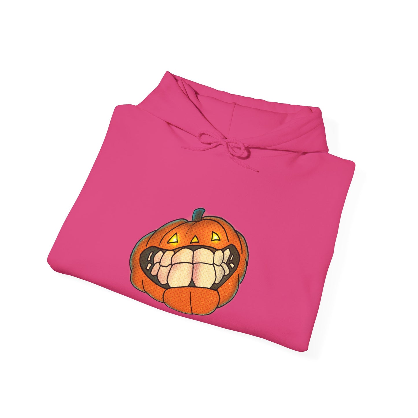 Sweat à capuche unisexe - Motif « citrouille souriante »