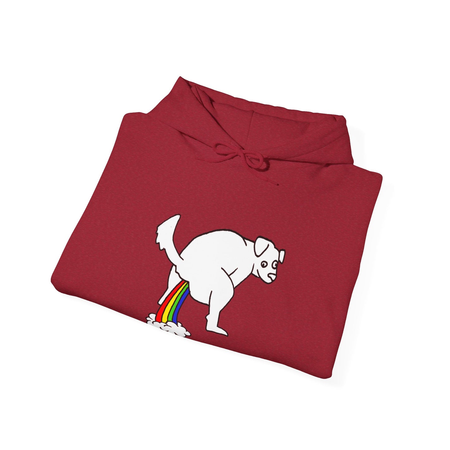 Unisex Hooded Sweatshirt - Doggy Rainbow Factory - ALIQUOS