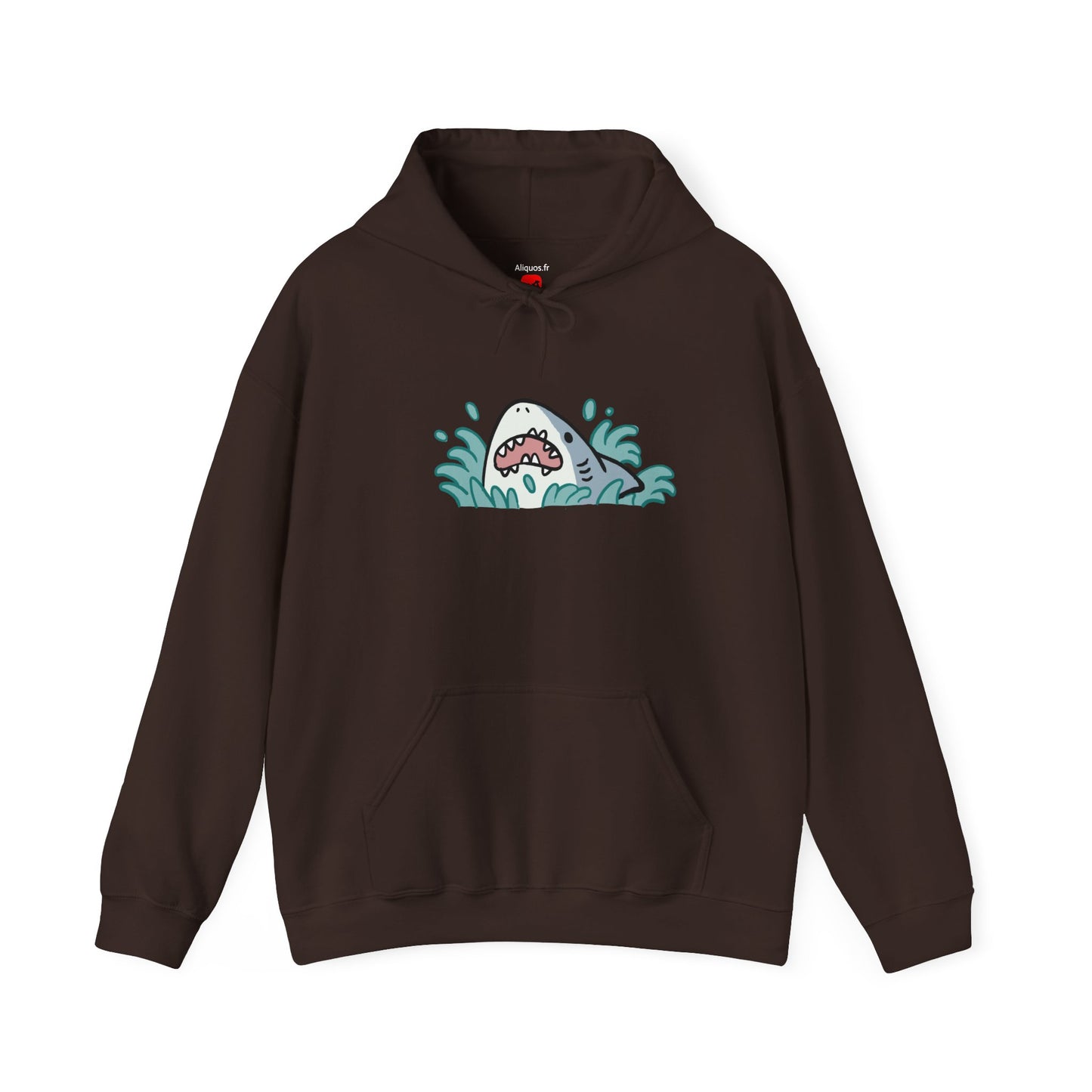 Unisex Hooded Sweatshirt - Surprise Shark - Aliquos