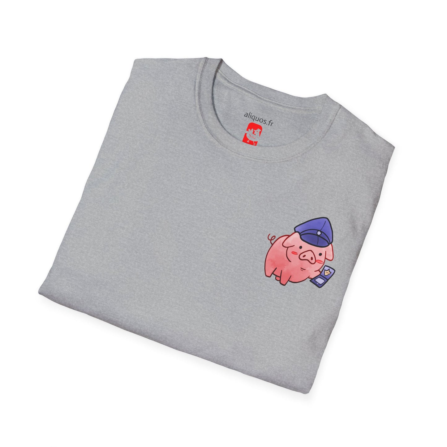 Unisex T-Shirt - Officer Piggy - Aliquos