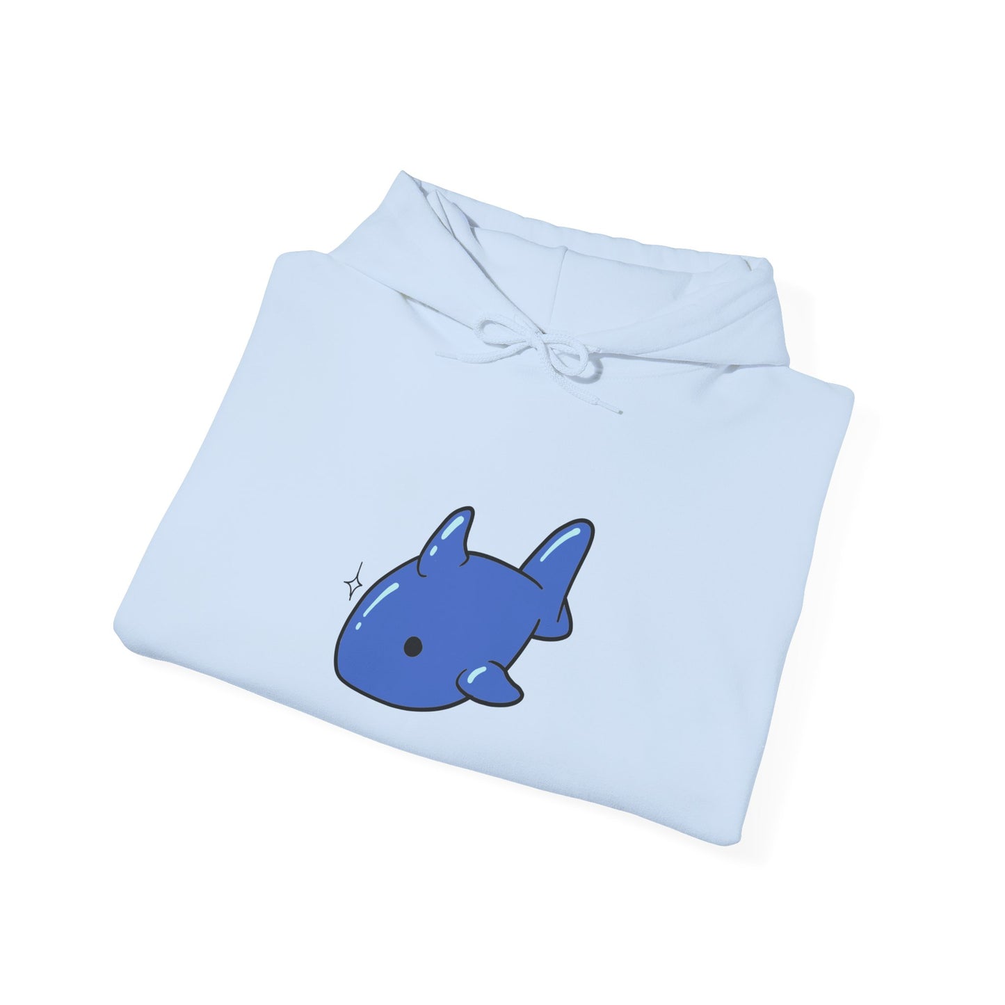 Unisex Hooded Sweatshirt - Floaty Shark - Aliquos