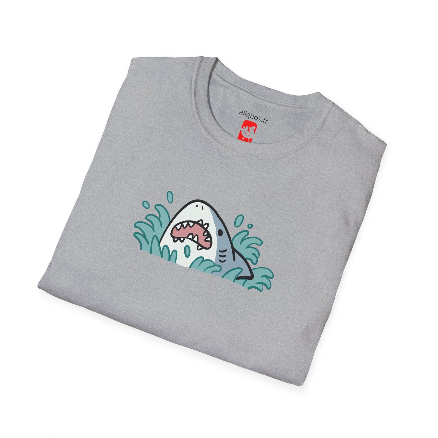 T-shirt unisexe - Surprise Shark - Aliquos