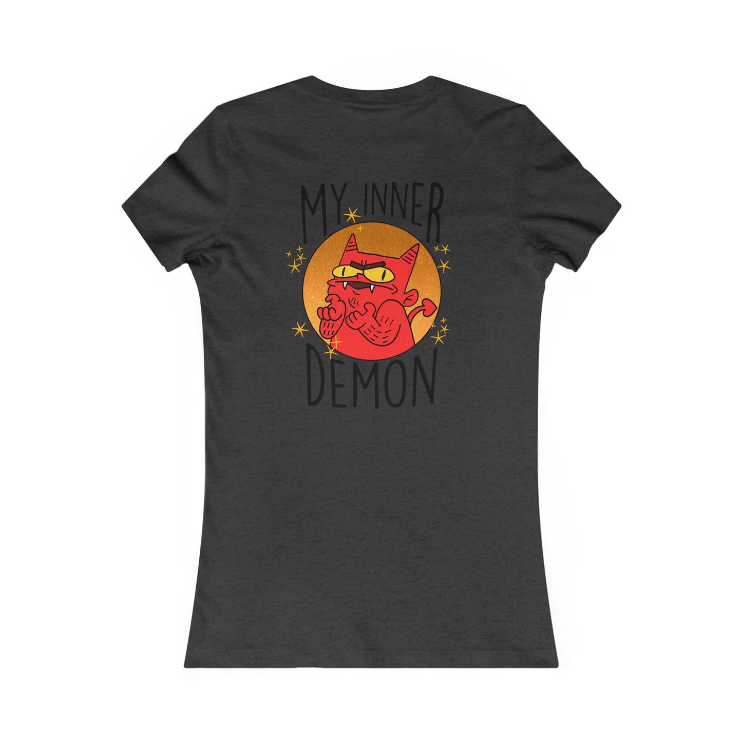 Tailliertes T-Shirt für Damen – Design „My Inner Demon“