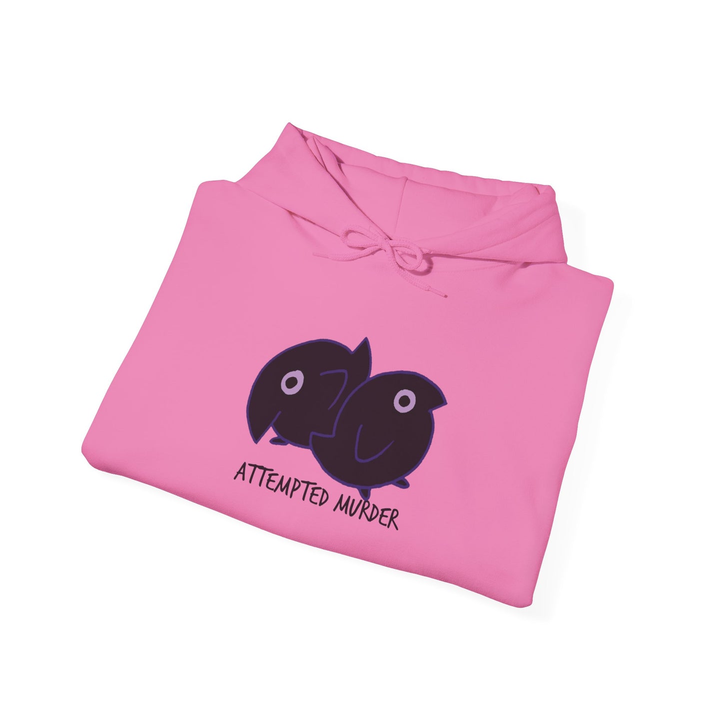 Unisex Hooded Sweatshirt - Attempted Murder Design - ALIQUOS