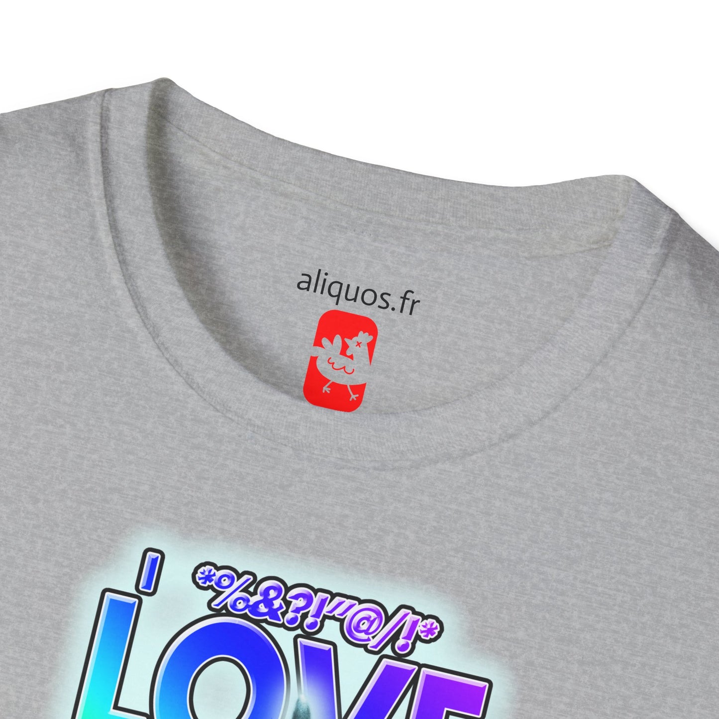 T-shirt unisexe - J'adore les requins - Aliquos