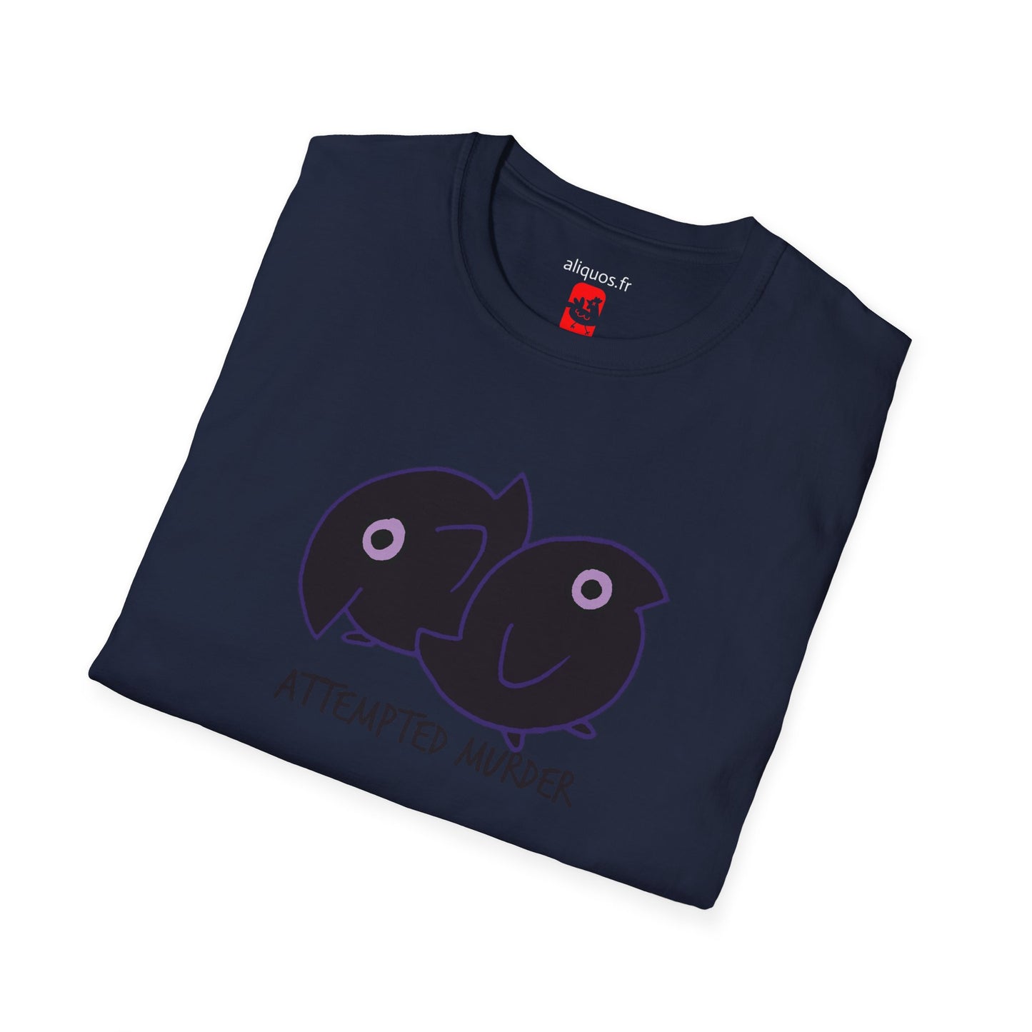 Unisex Tee - Attempted Murder Design - ALIQUOS