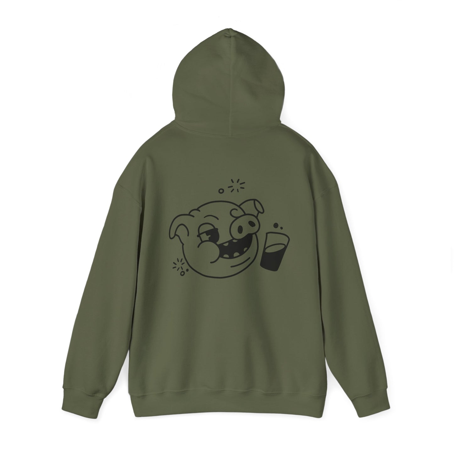 Drunken Piggy Unisex Hooded Sweatshirt - ALIQUOS