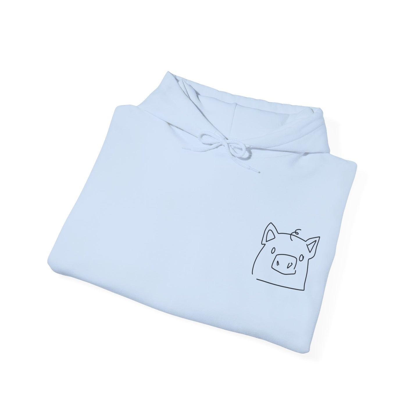 Piggy Face Unisex Hooded Sweatshirt - ALIQUOS