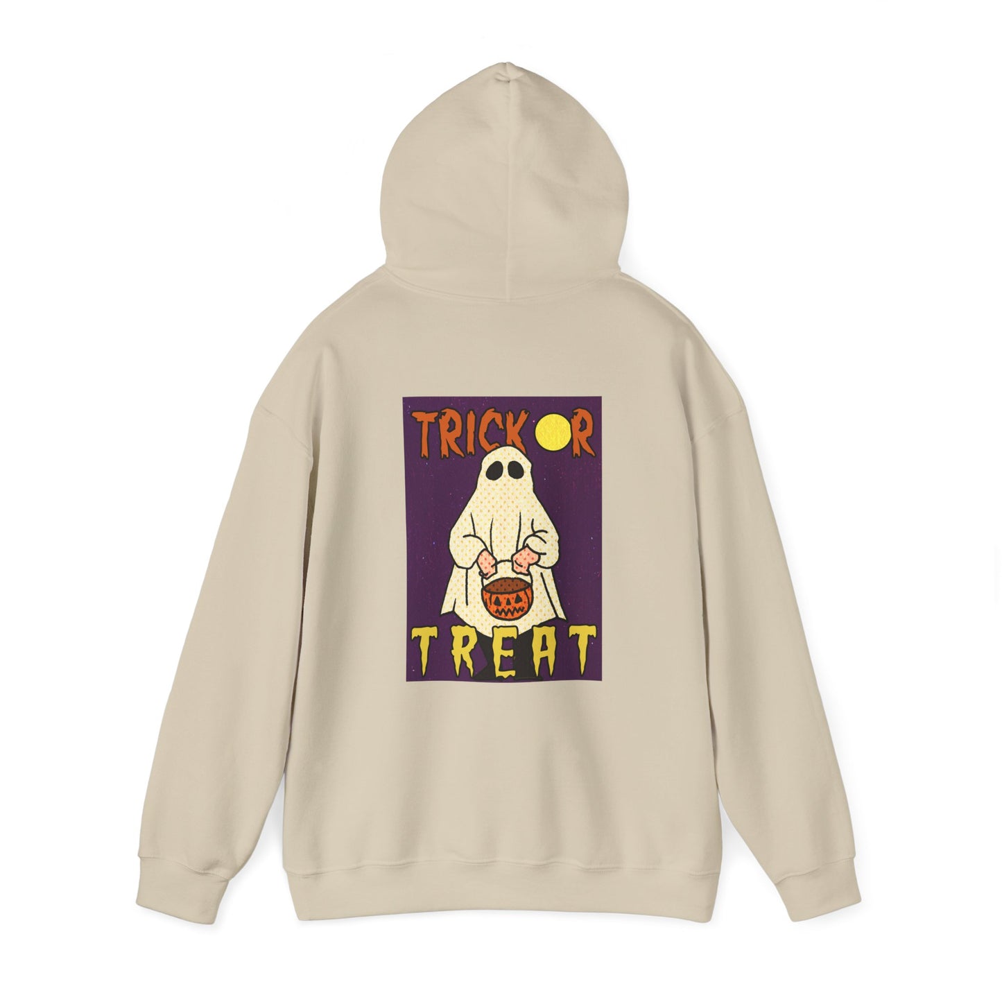 Sweat à capuche unisexe - Motif « Trick or Treat Ghost »