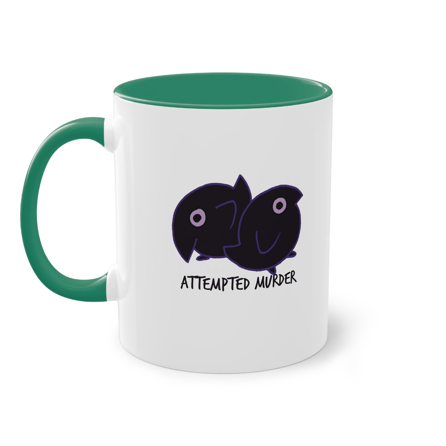Two Tone Mug - Attempted Murder Design - ALIQUOS