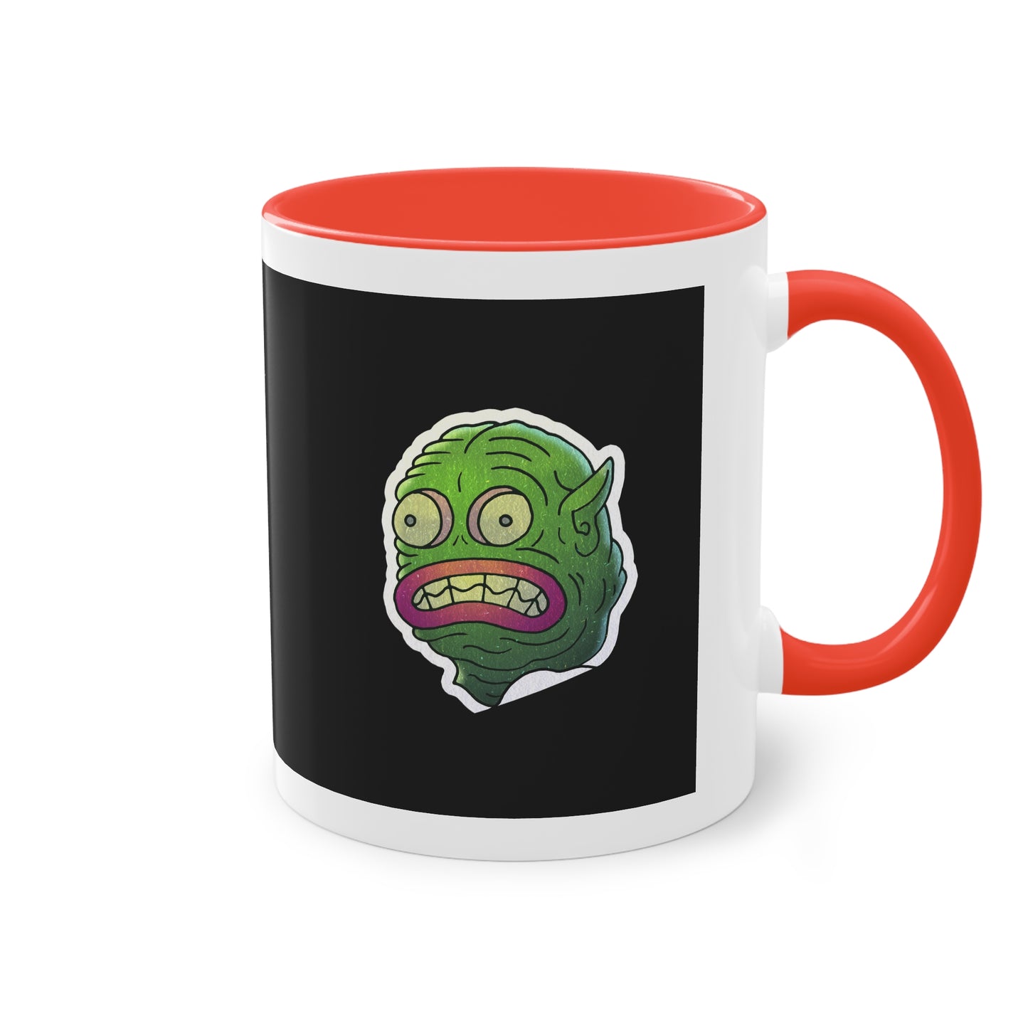 Two Tone Mug - Water Monster Design - ALIQUOS