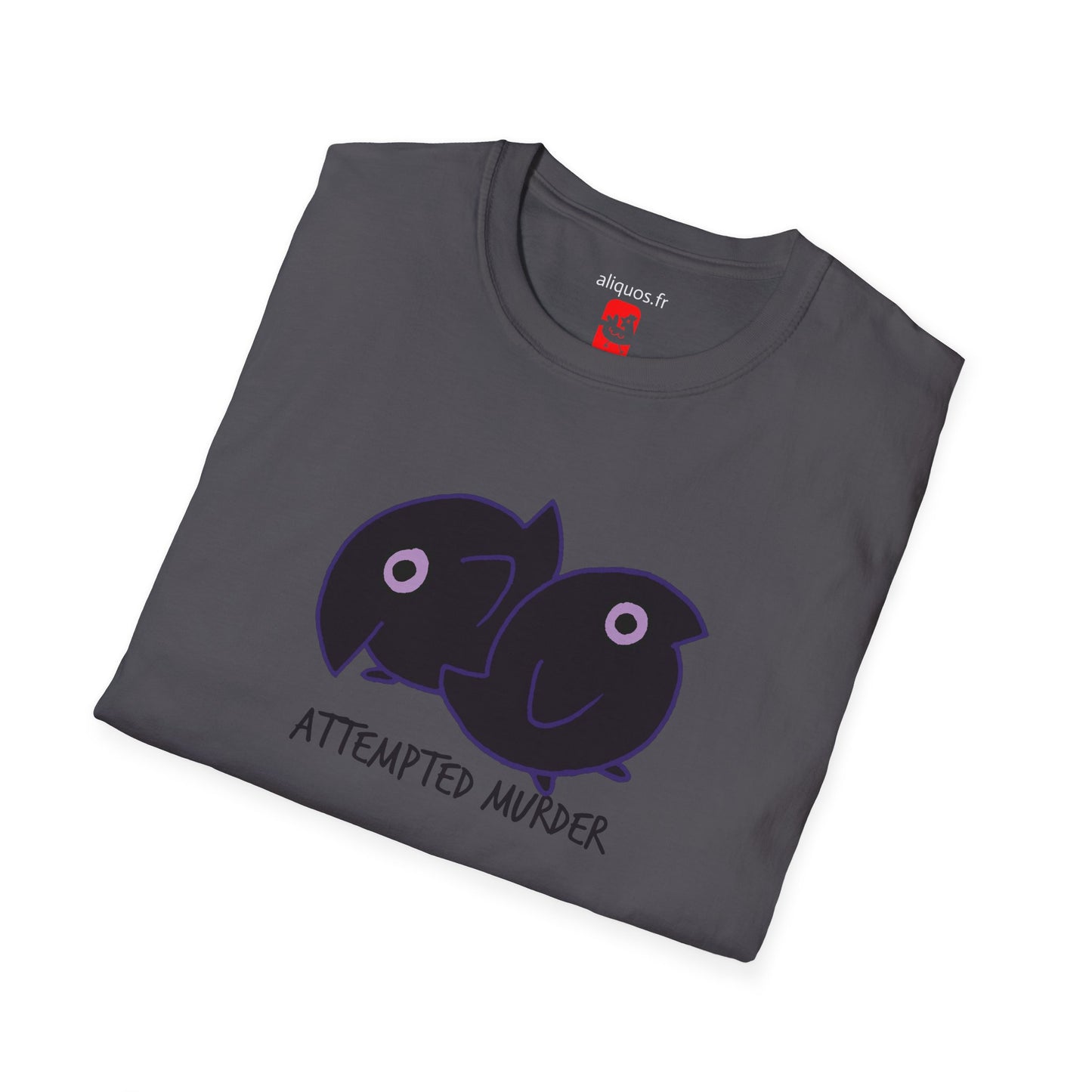 Unisex Tee - Attempted Murder Design - ALIQUOS