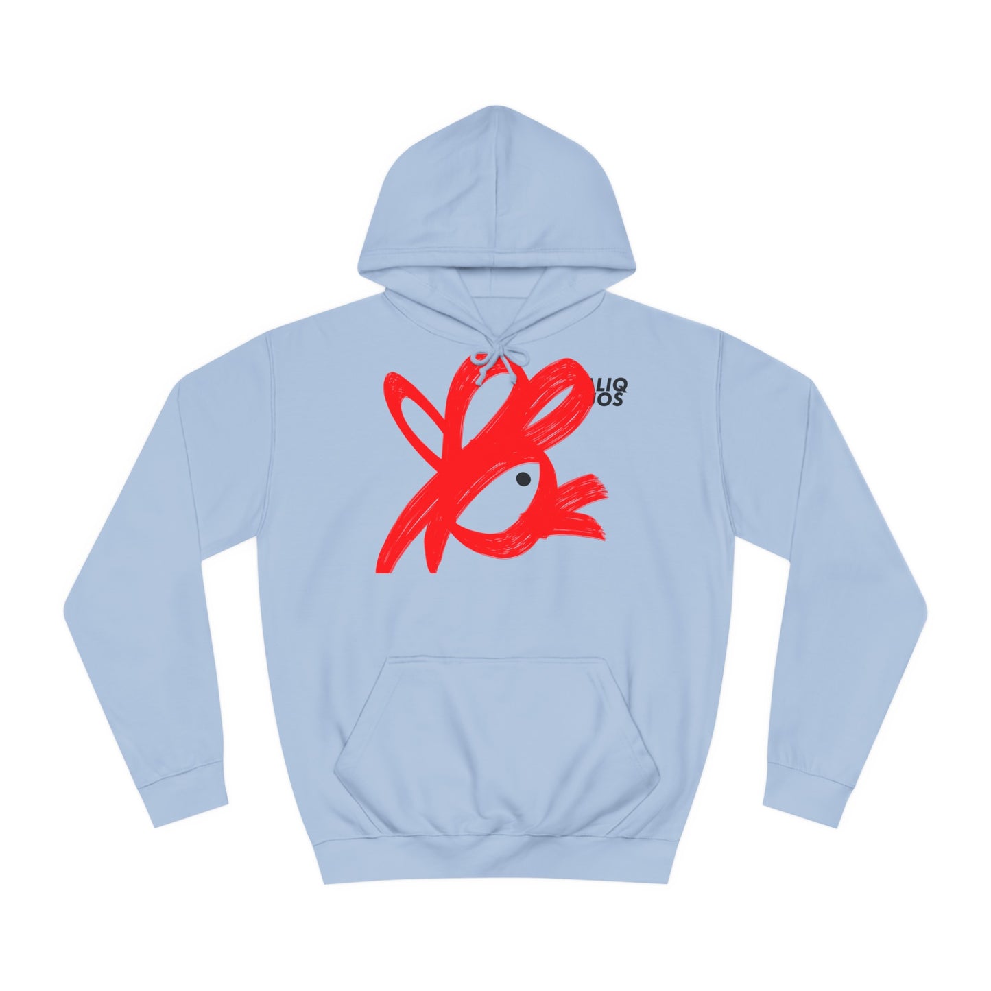 Unisex College Hoodie Painted Chicken - ALIQUOS