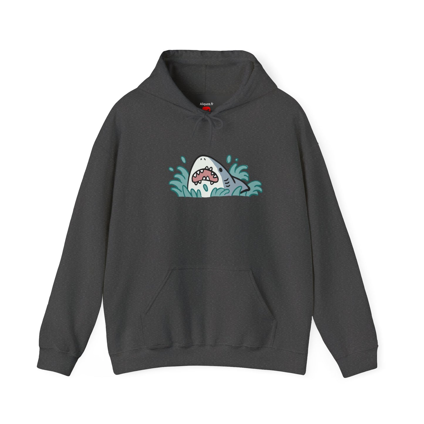 Unisex Hooded Sweatshirt - Surprise Shark - Aliquos