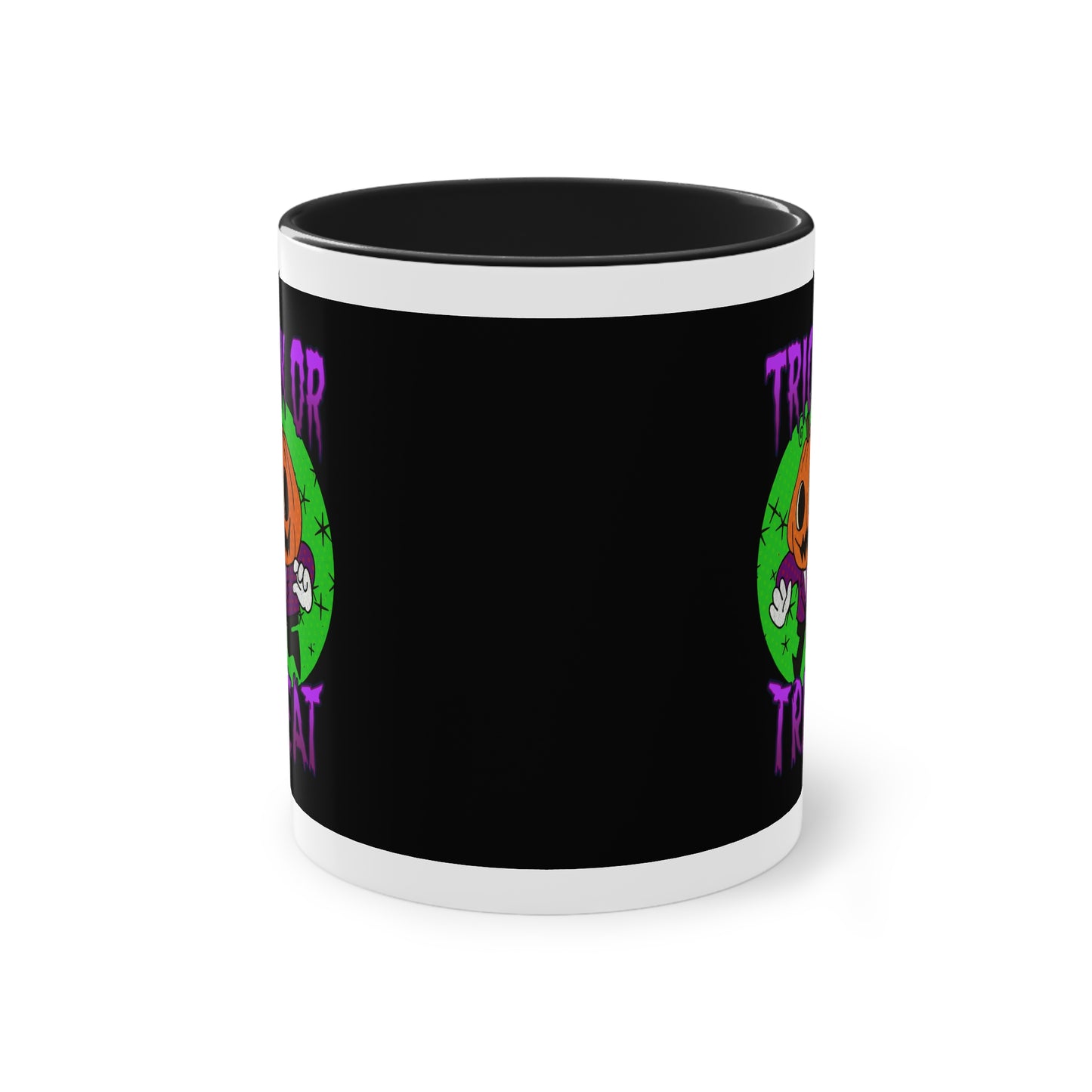 Two Tone Mug - Halloween Jack O' Lantern - ALIQUOS