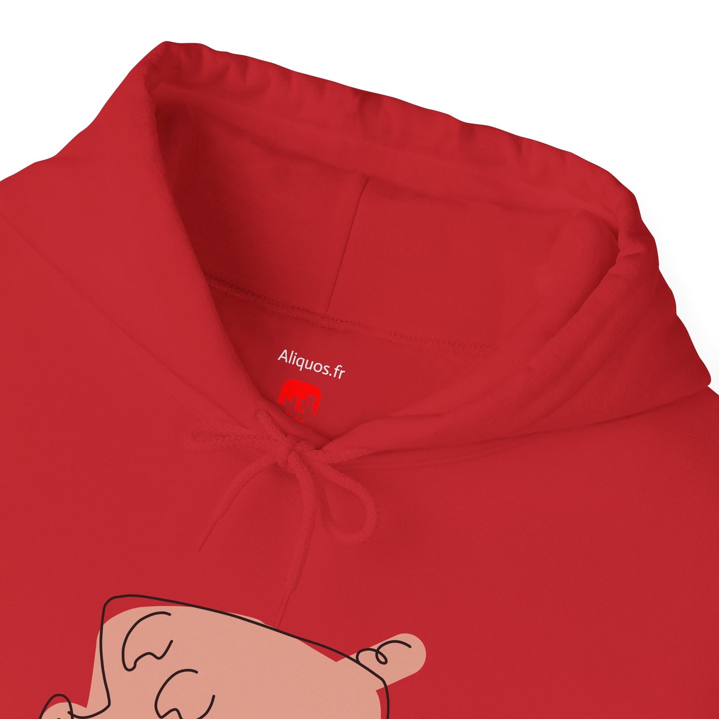 Blocky Piggy Unisex Hooded Sweatshirt - ALIQUOS