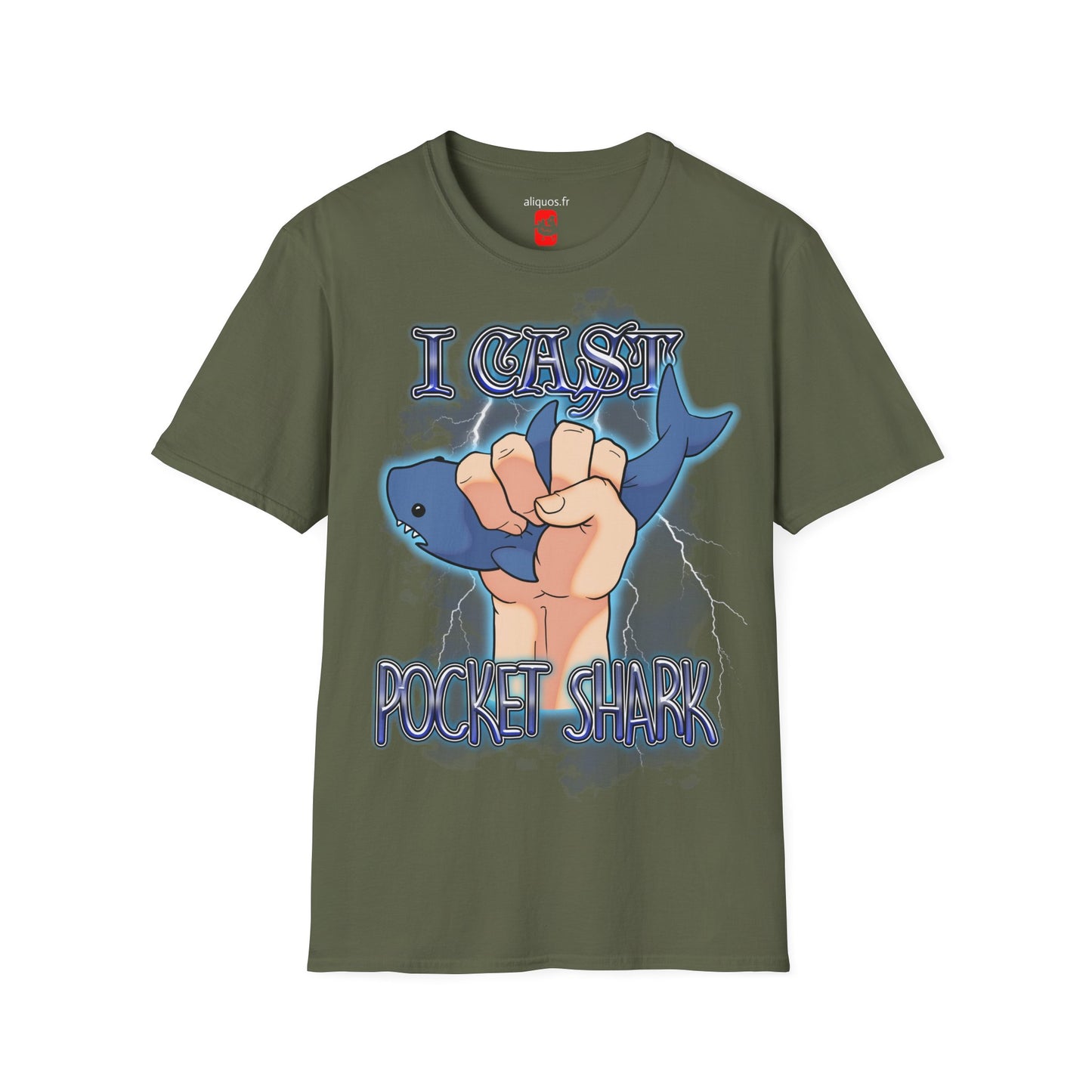 Unisex T-Shirt - Pocket Shark - Aliquos