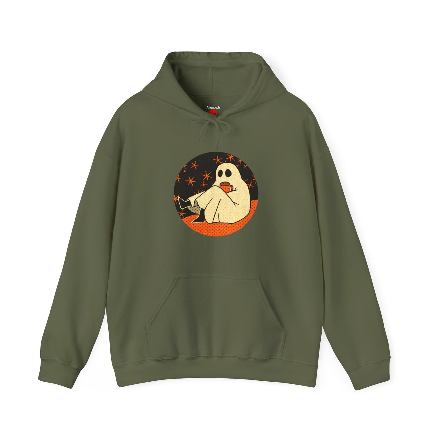 Sweat à capuche unisexe - Motif « Moonlit Coffee »