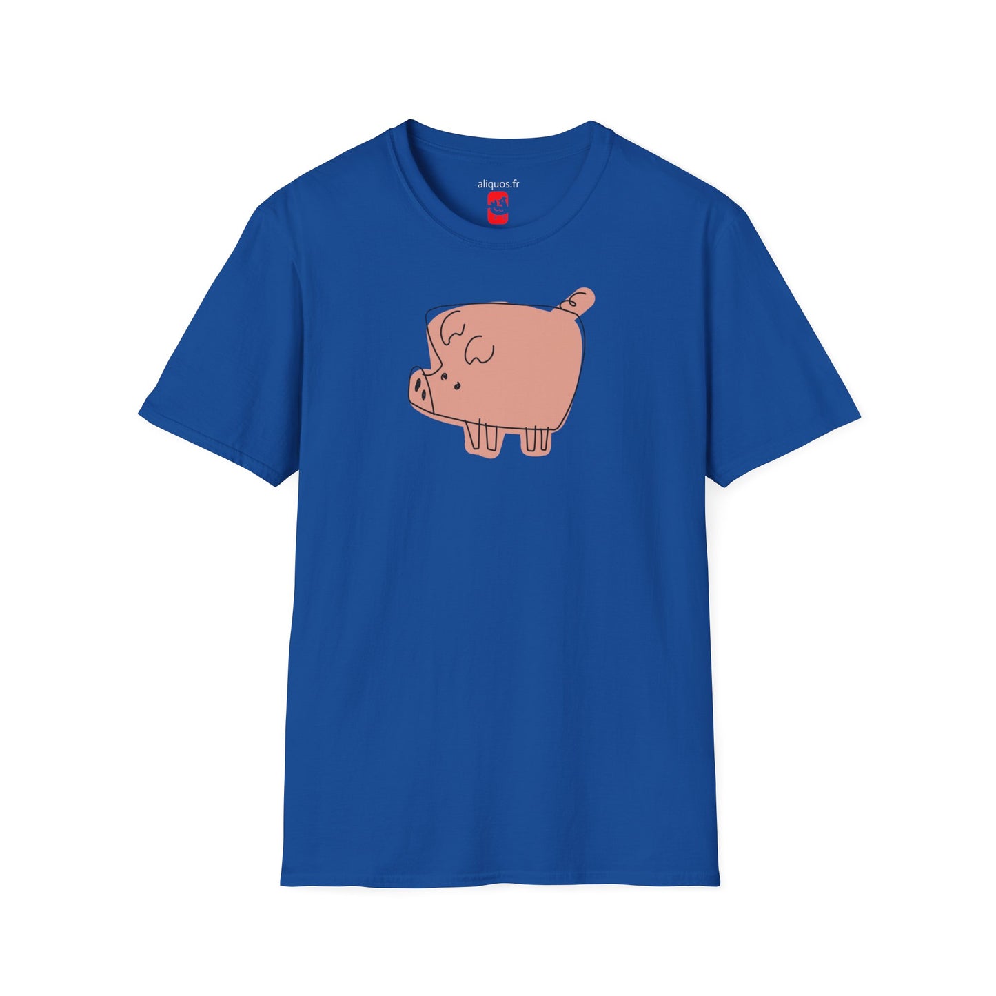 Blocky Piggy Unisex Tee - ALIQUOS