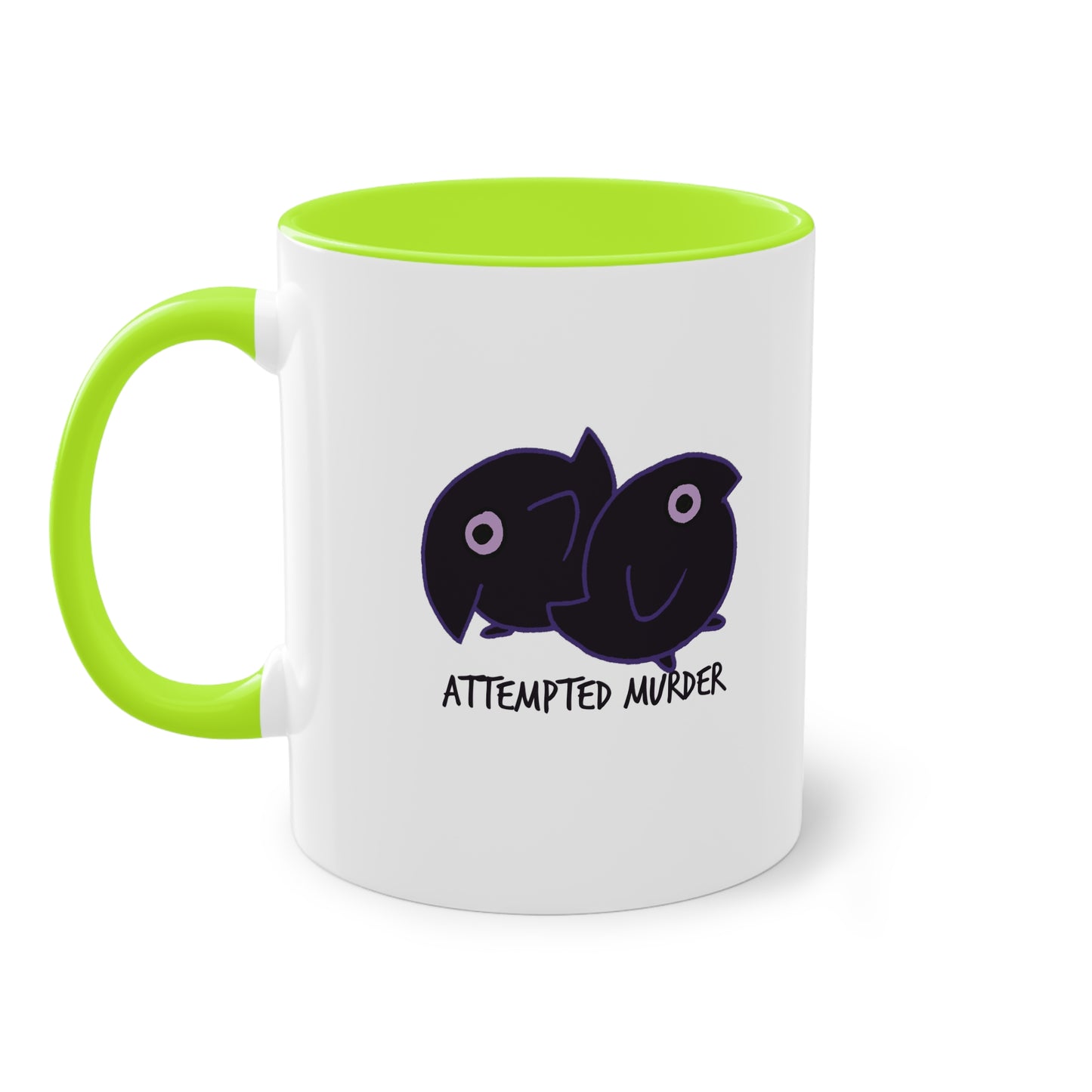 Two Tone Mug - Attempted Murder Design - ALIQUOS
