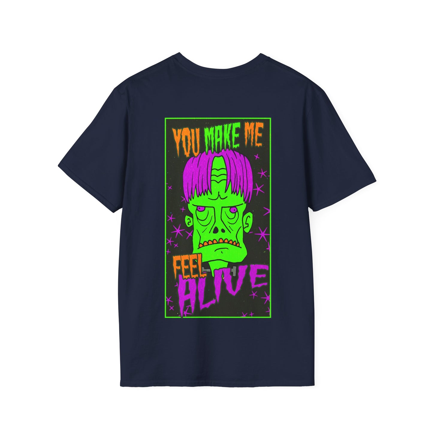 Unisex Tee - Frankenstein Monster Design - ALIQUOS
