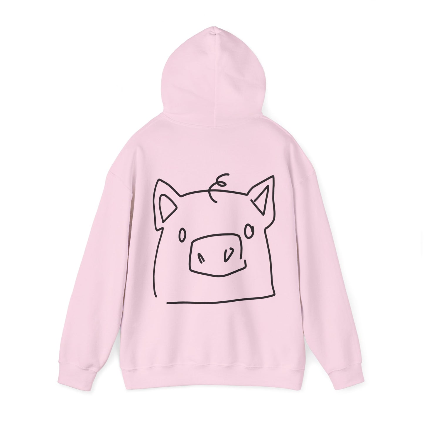 Piggy Face Unisex Hooded Sweatshirt - ALIQUOS
