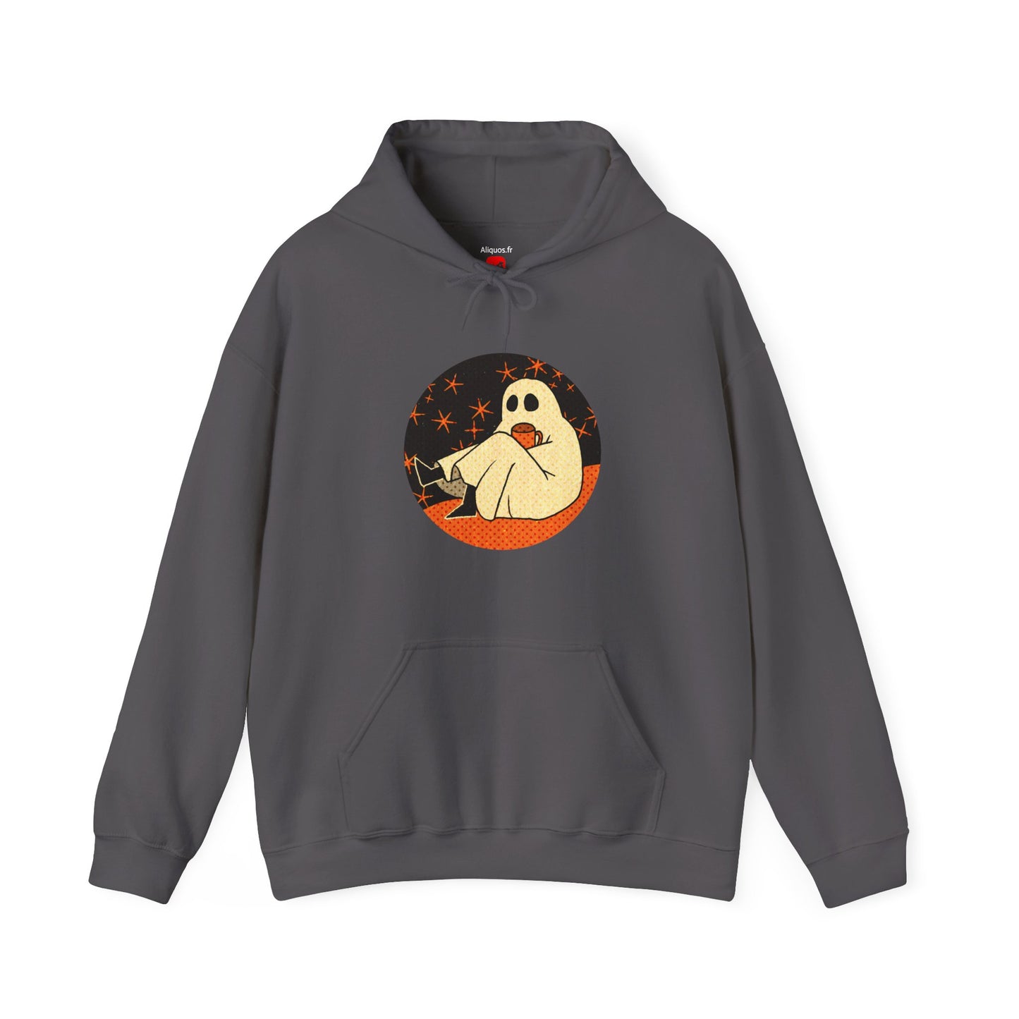 Sweat à capuche unisexe - Motif « Moonlit Coffee »