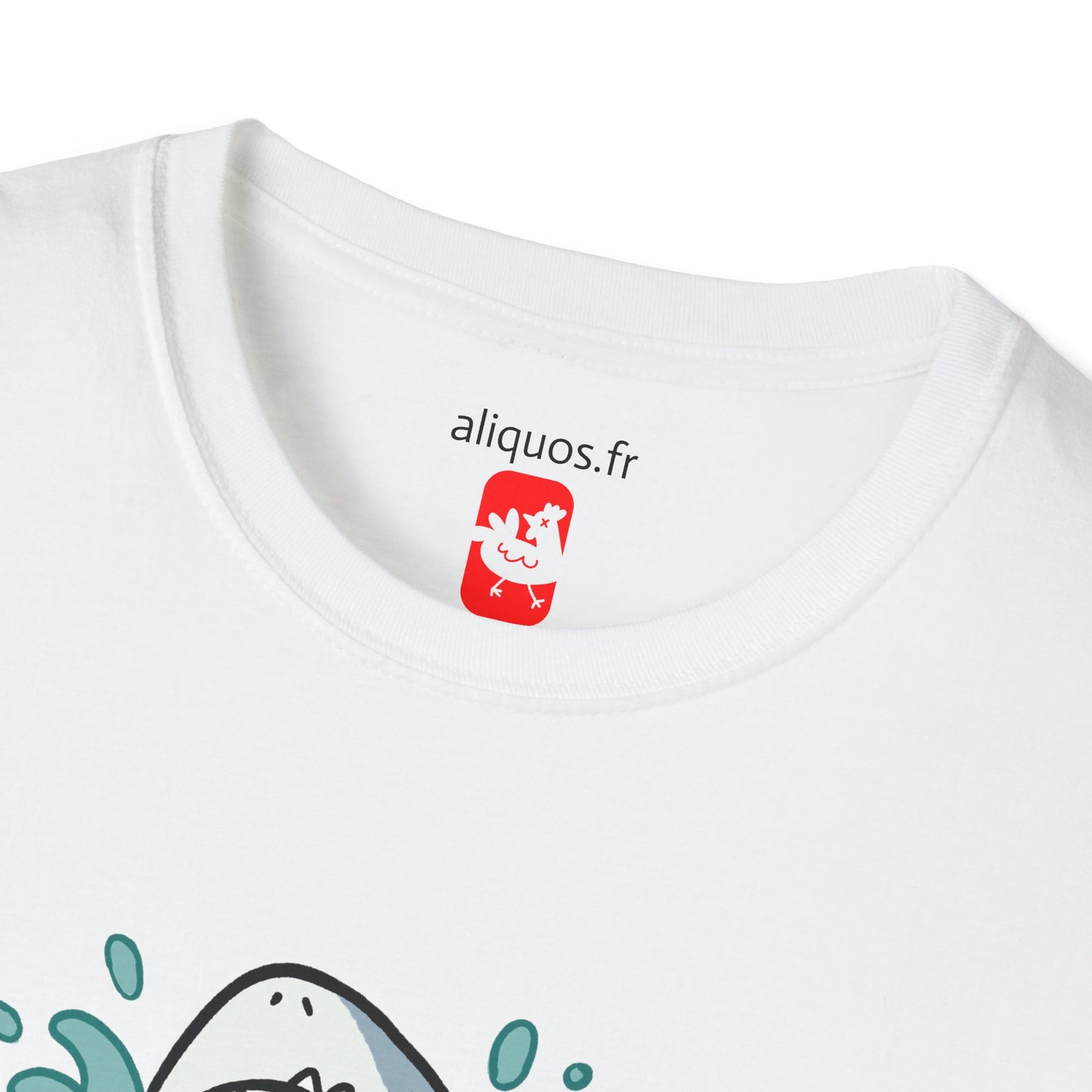 T-shirt unisexe - Surprise Shark - Aliquos