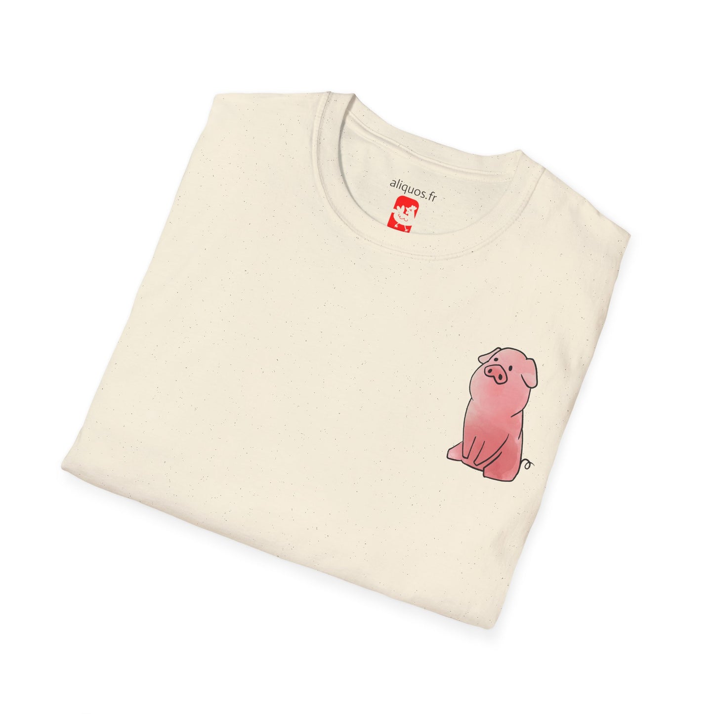 Unisex T-Shirt - Sitting Piggy - Aliquos