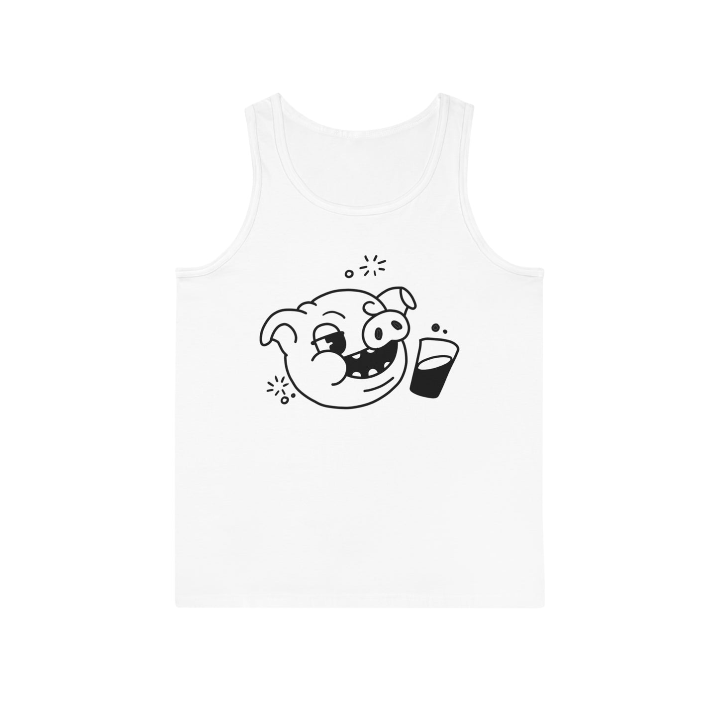Drunken Piggy Unisex Softstyle Tank Top - ALIQUOS