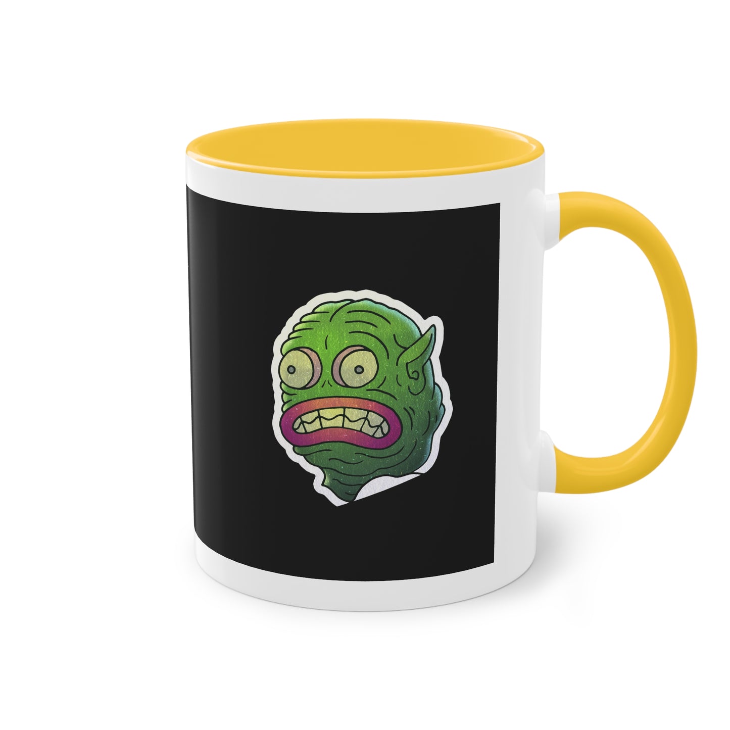 Two Tone Mug - Water Monster Design - ALIQUOS