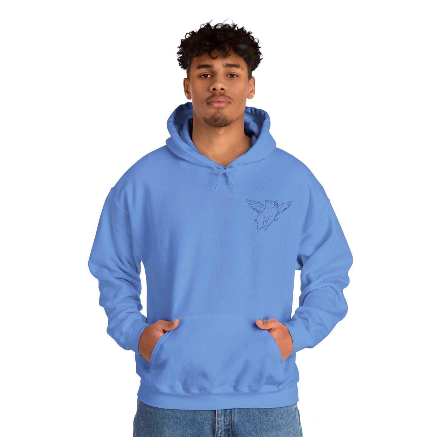 Sweat à capuche unisexe Flying Piggy