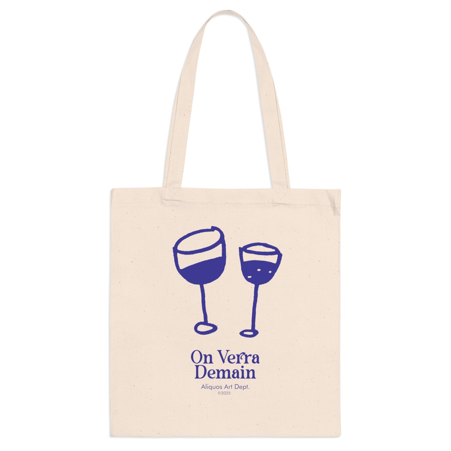 Wine Lover's Tote Bag - On Verra Demain - Aliquos
