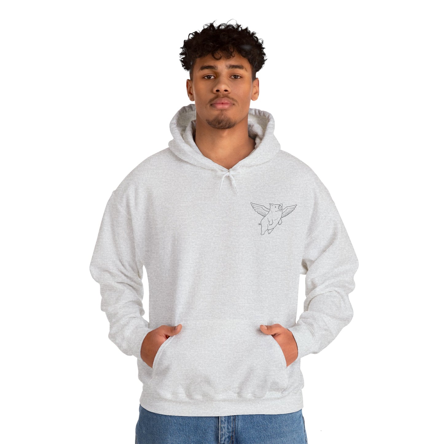 Sweat à capuche unisexe Flying Piggy