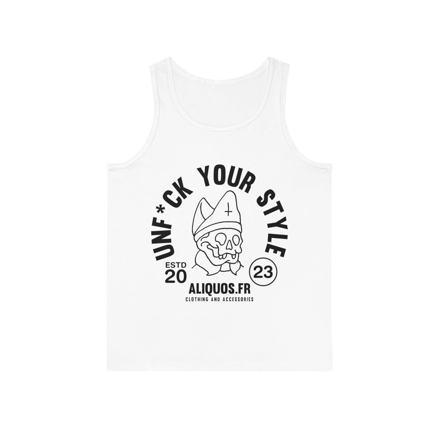 Evil Bishop Unisex Softstyle™ Tank Top - ALIQUOS