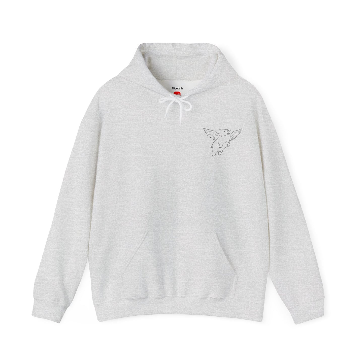 Sweat à capuche unisexe Flying Piggy