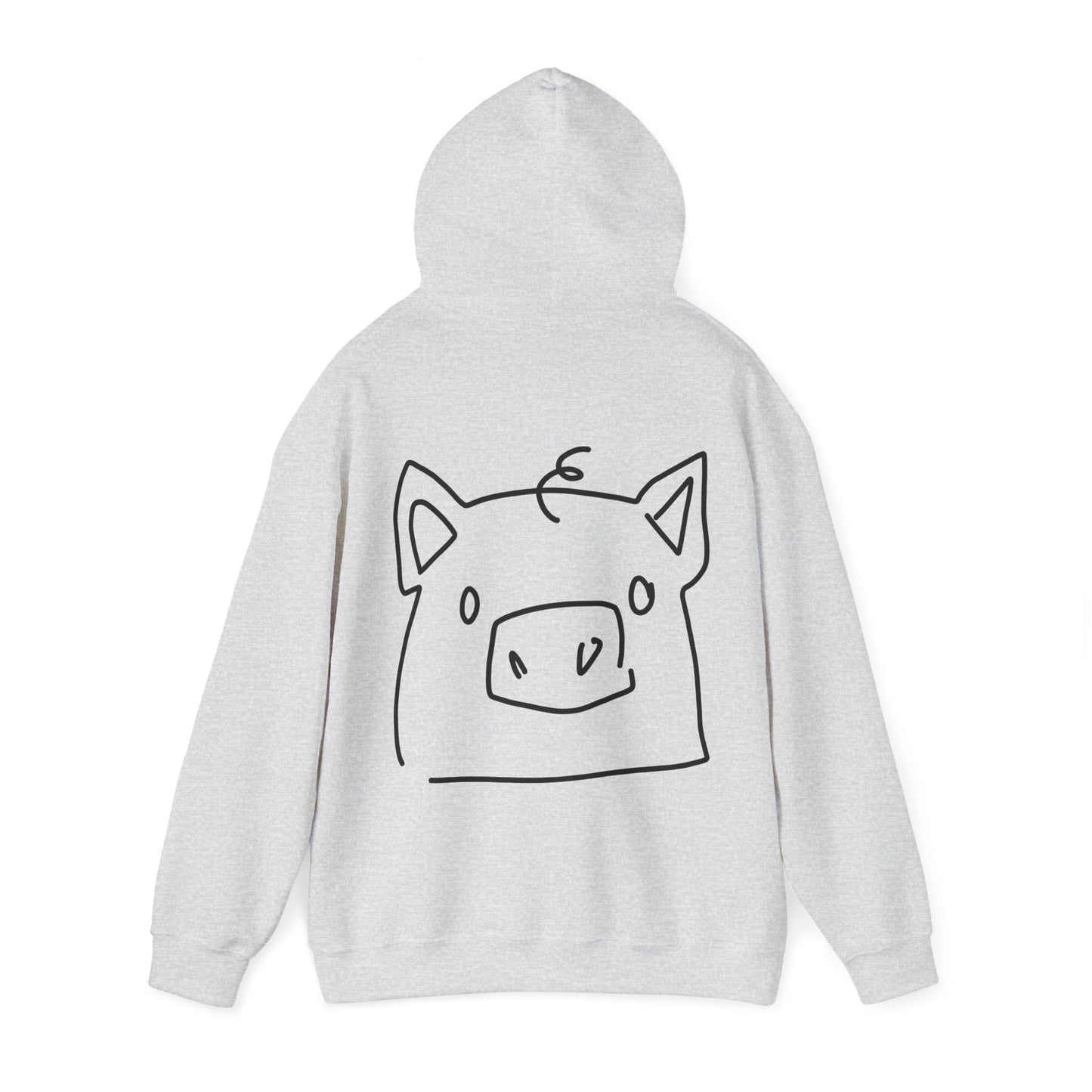 Piggy Face Unisex Hooded Sweatshirt - ALIQUOS