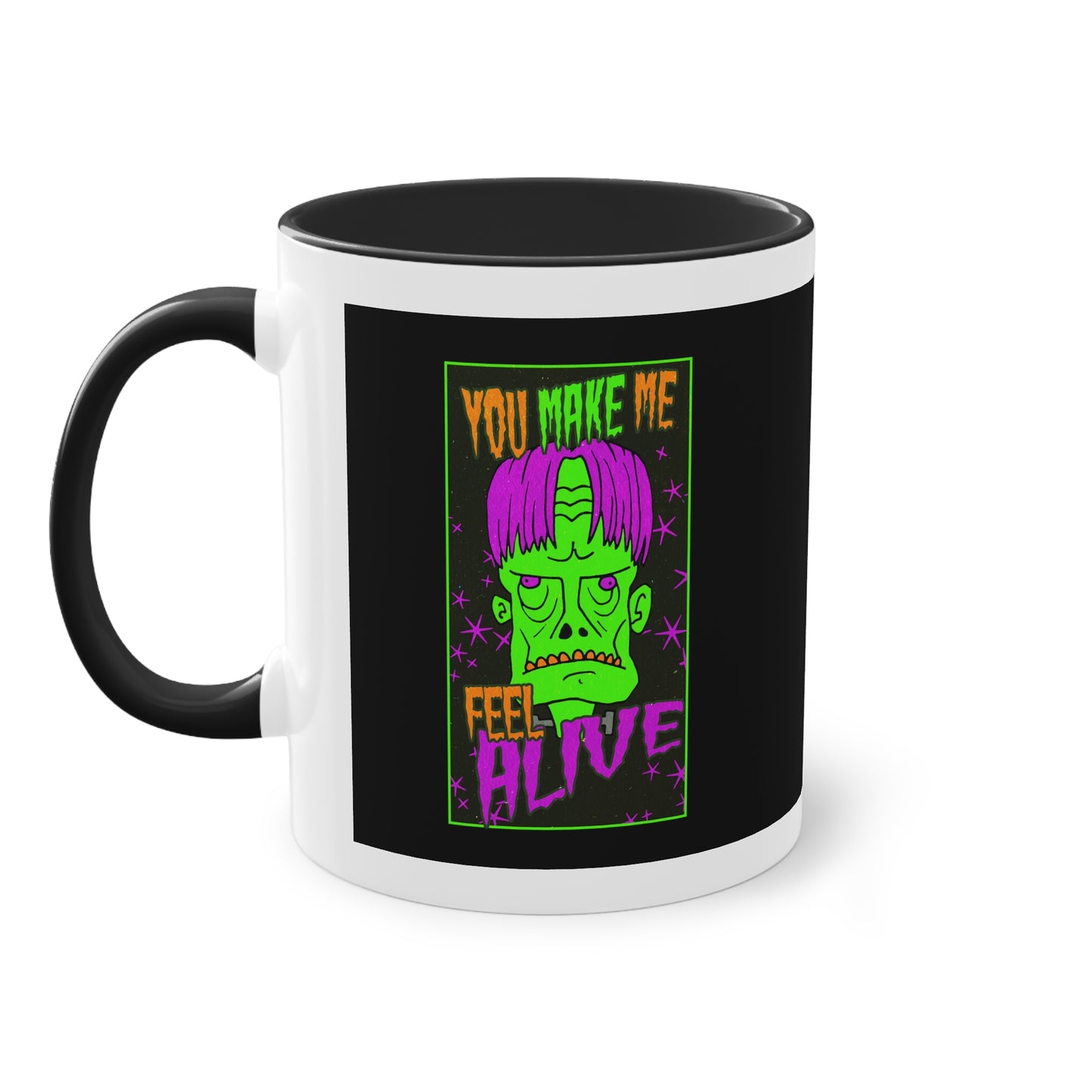 Two Tone Mug - Frankenstein Monster Design - ALIQUOS
