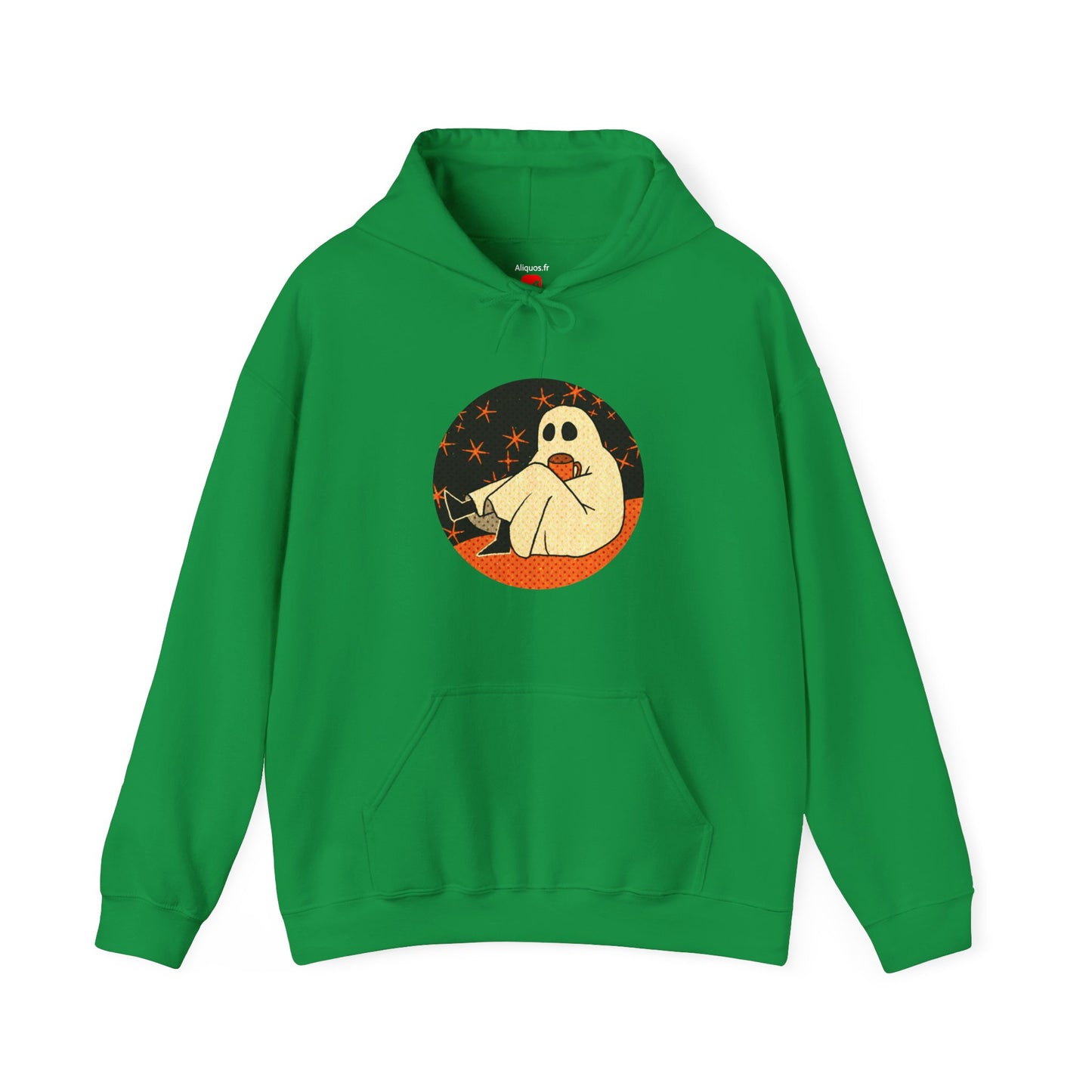 Sweat à capuche unisexe - Motif « Moonlit Coffee »