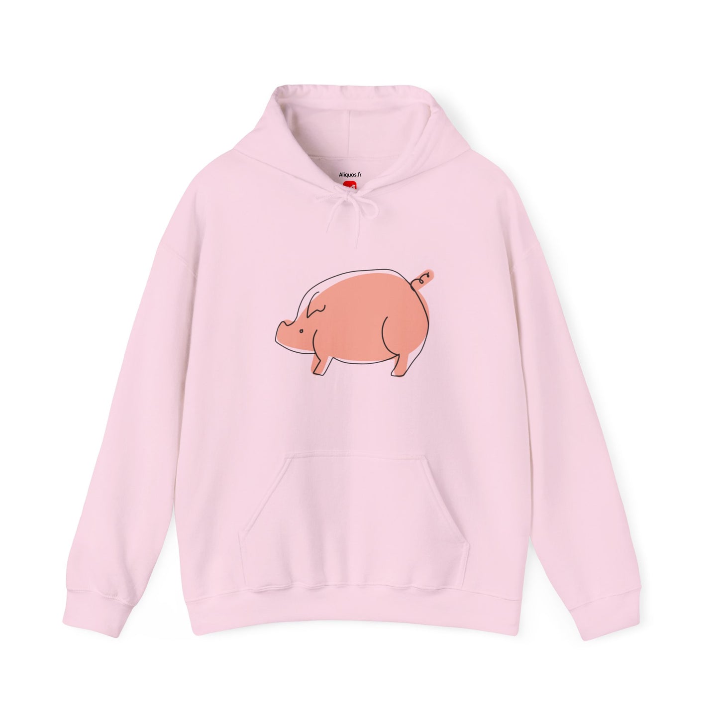 Chubby Piggy Unisex Hooded Sweatshirt - ALIQUOS